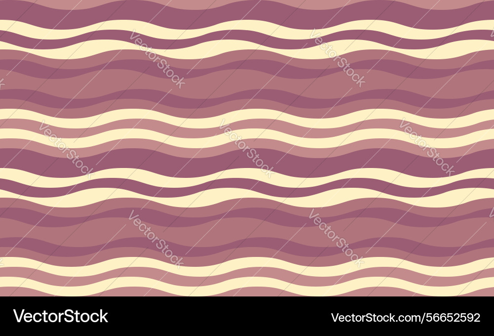 Serene wave pattern in muted mauve and cream Serene wave pattern in muted mauve and cream Vector Image