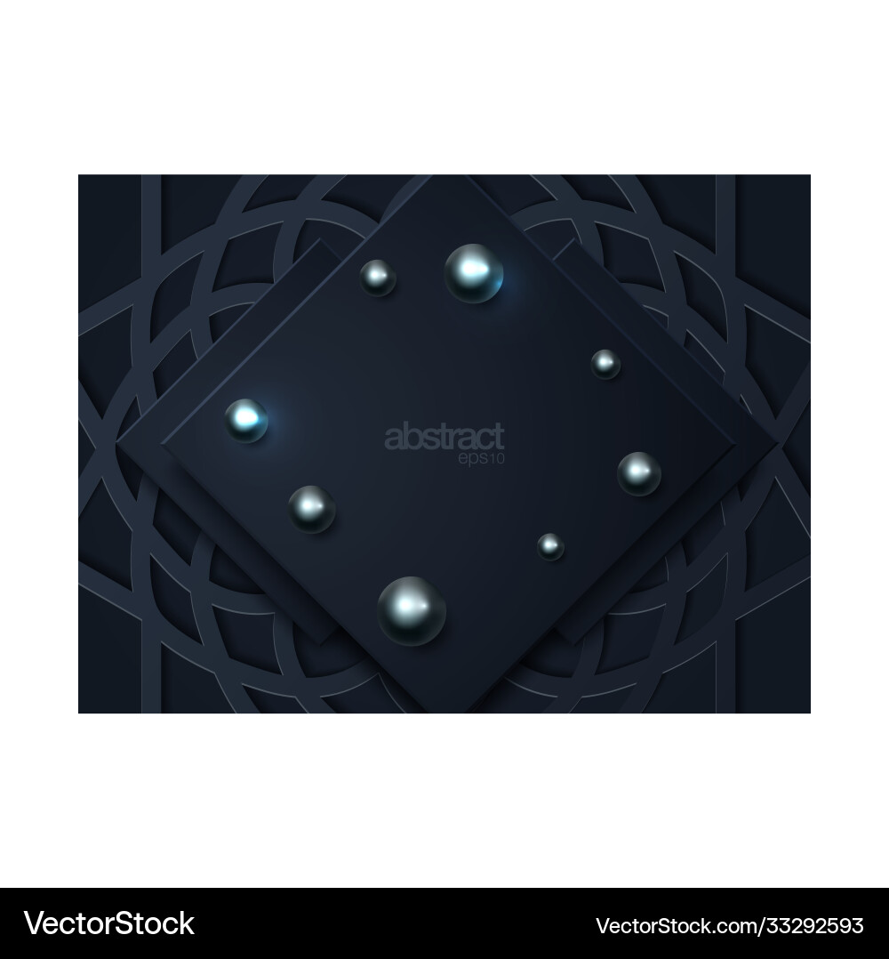 Abstract 3d background with black paper layers Abstract 3d background with black paper layers Vector Image
