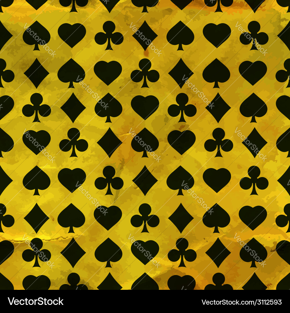 Card Suit Pattern Vector Image