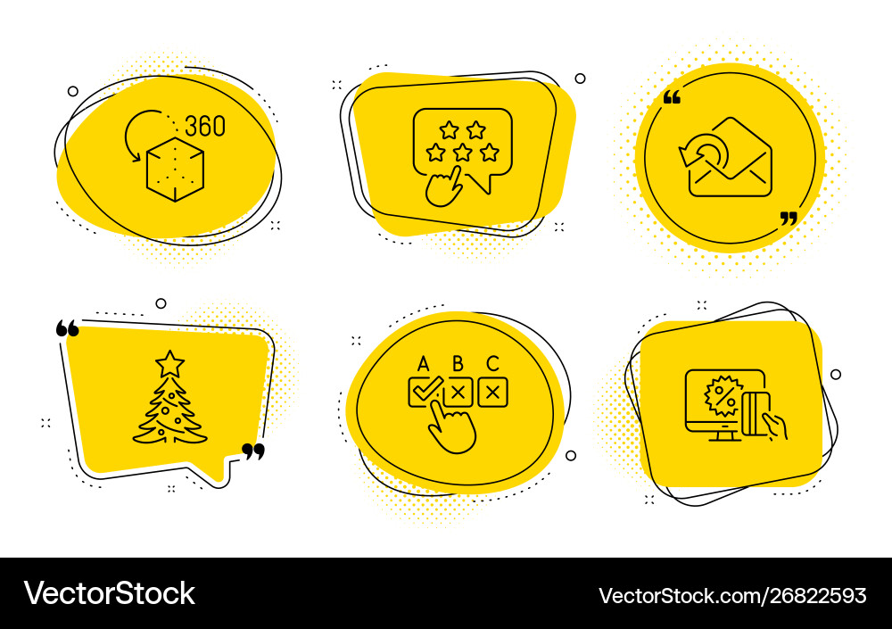 Correct checkbox christmas tree and augmented Correct checkbox christmas tree and augmented Vector Image