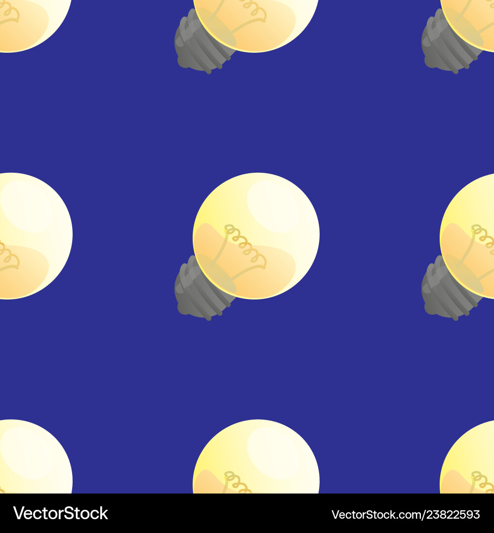 Lightbulb seamless pattern Lightbulb seamless pattern Vector Image