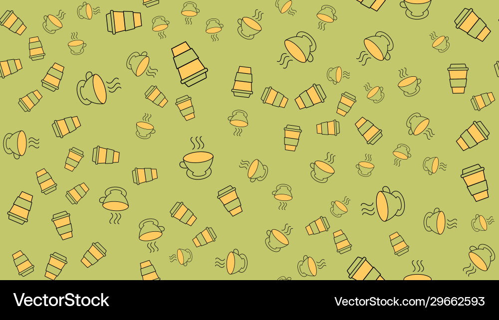 Texture seamless pattern from a set vector image