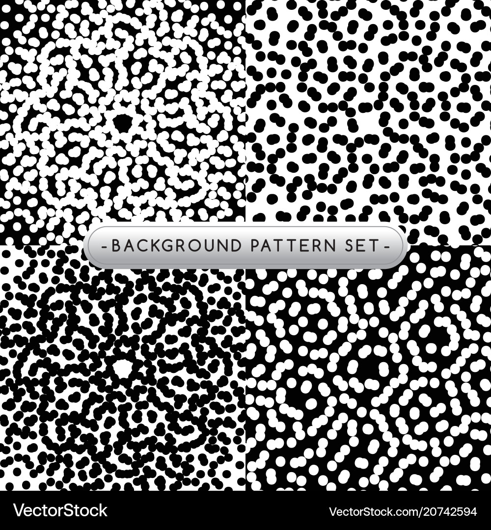 Background pattern set collection Vector Image