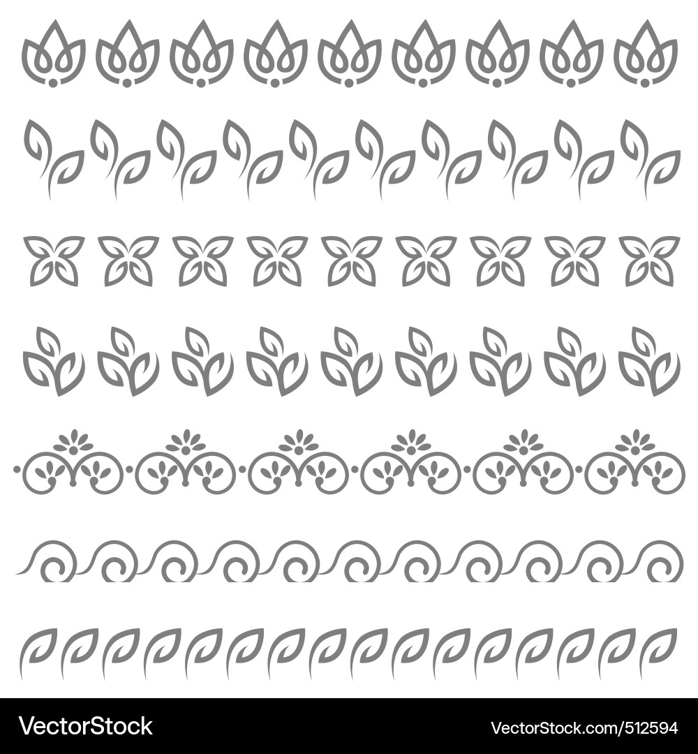 Decora Border Border decoration design Royalty Free Vector Image