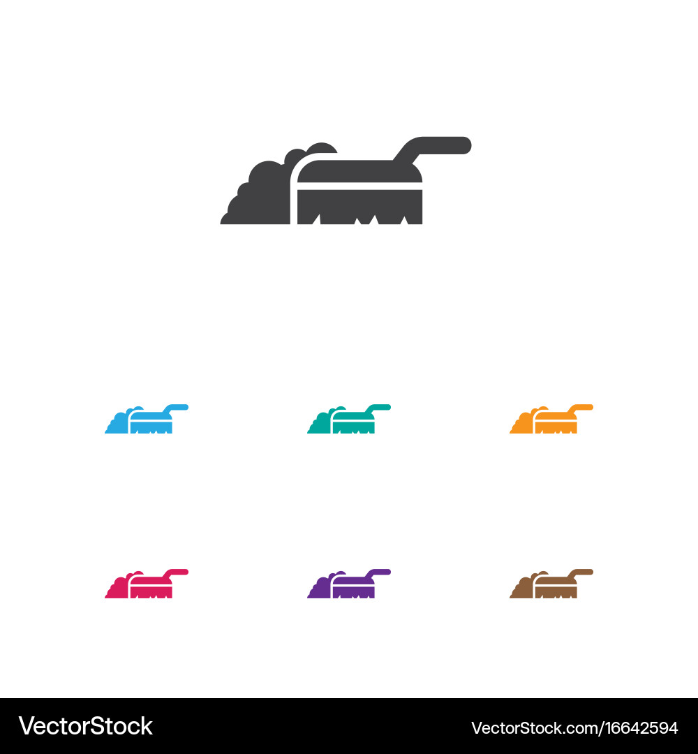 Cleanup symbol on handled Vector Image
