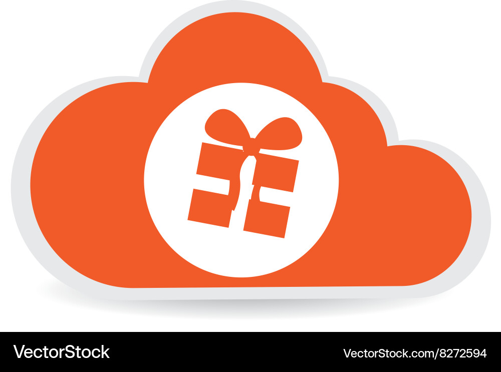 Cloud computing vector image