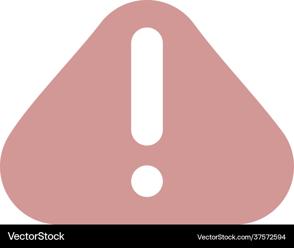Exclamation mark in triangular frame attention Exclamation mark in triangular frame attention vector image