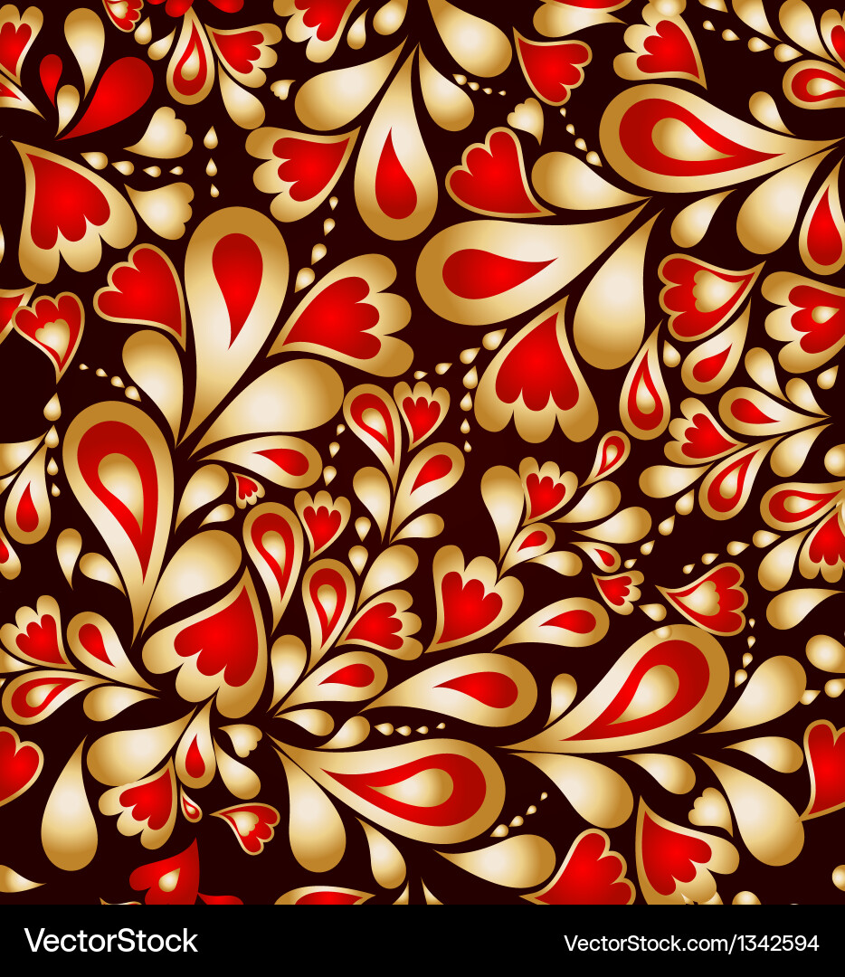 Heart Splash Pattern vector image