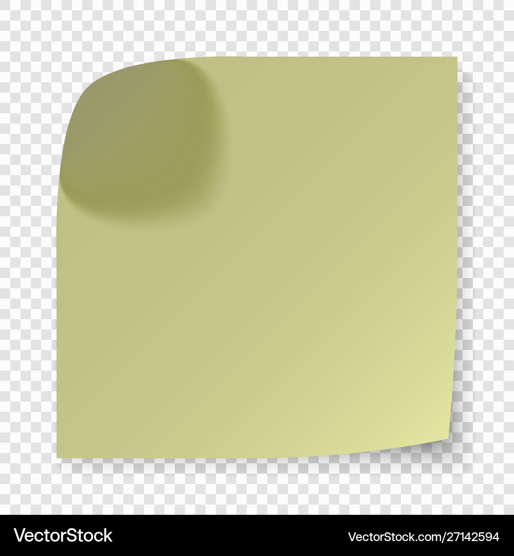 Sticky Note isoliert auf transparentem Hintergrund Sticky Note isoliert auf transparentem Hintergrund Vektorbild