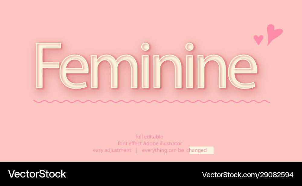Text effect template easy editable and customize Text effect template easy editable and customize vector image