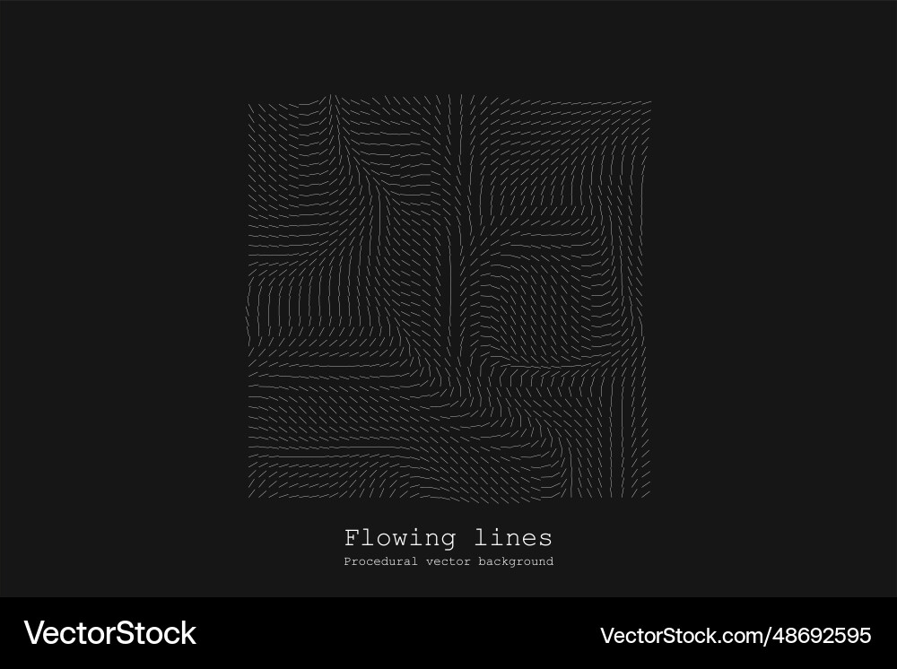 Abstract line matrix pattern noise flow dynamic Abstract line matrix pattern noise flow dynamic Vector Image