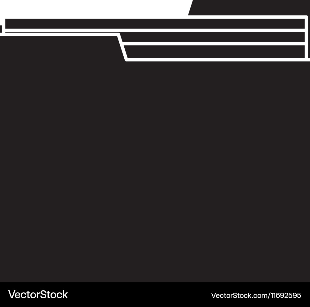 Isolated file design vector image