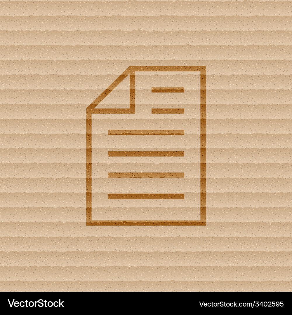 Text file icon symbol flat modern web design vector image