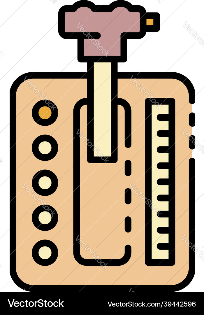 Automatic gearbox icon color outline Automatic gearbox icon color outline Vector Image