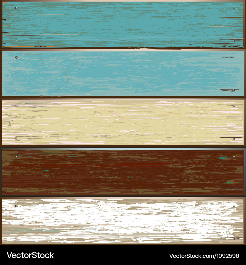 Rustic Wood Texture Background vector image