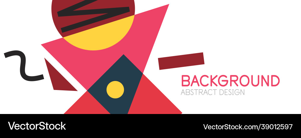 Abstract background blocks lines triangles Abstract background blocks lines triangles vector image
