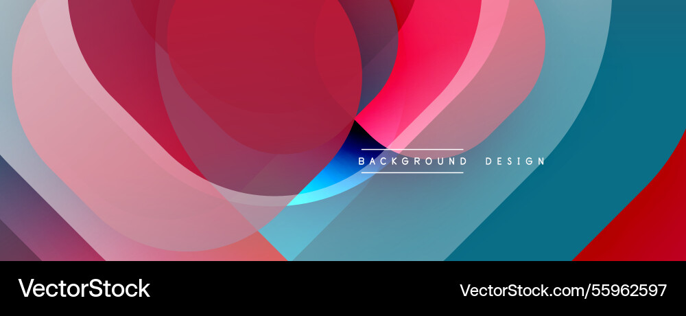 Abstract background with layered translucent Vector Image