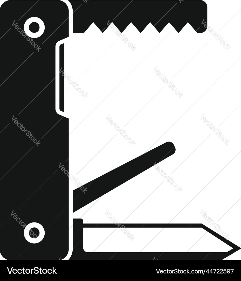 Folding multitool icon simple army knife Folding multitool icon simple army knife Vector Image