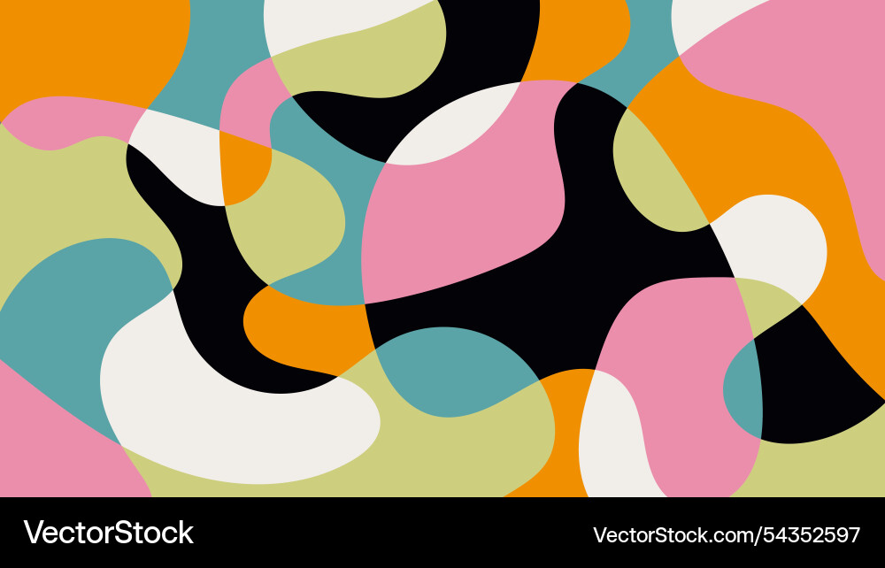 Fun abstract background in doodle style simple Fun abstract background in doodle style simple Vector Image