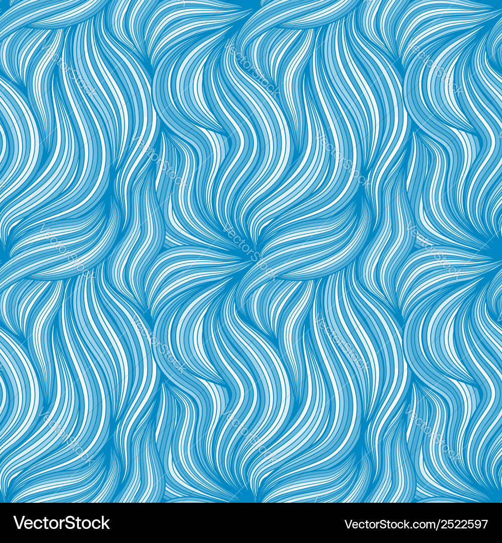 Seamless pattern of curls Vector Image