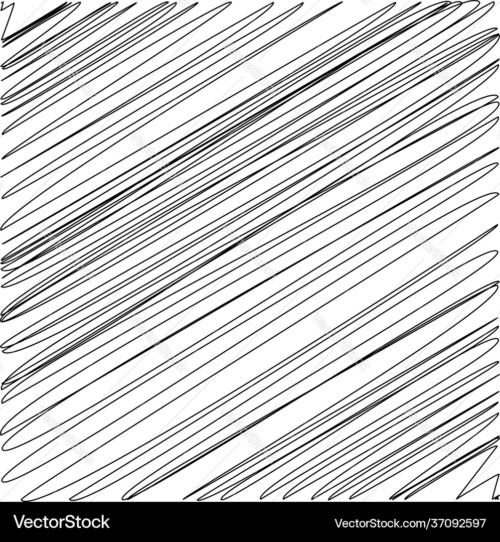 Square with sketchy scribble doodle effect texture Vector Image