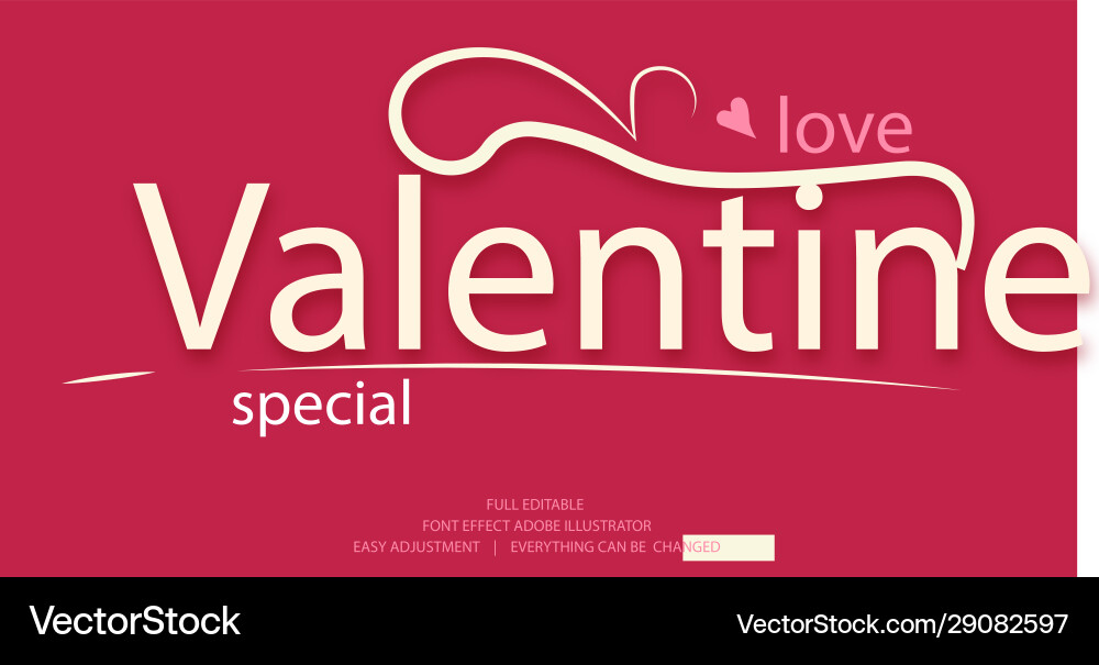 Text effect template easy editable and customize Text effect template easy editable and customize vector image