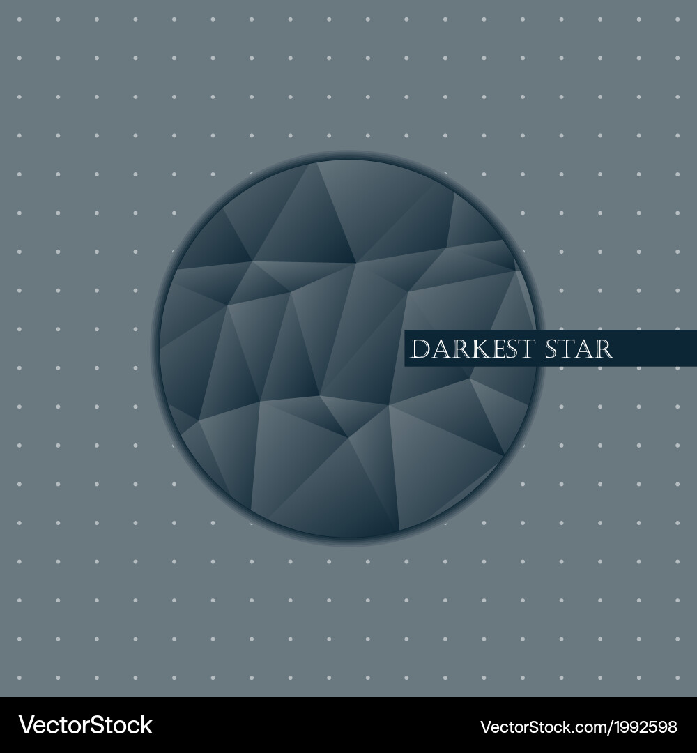 Abstract circle with triangles vector image