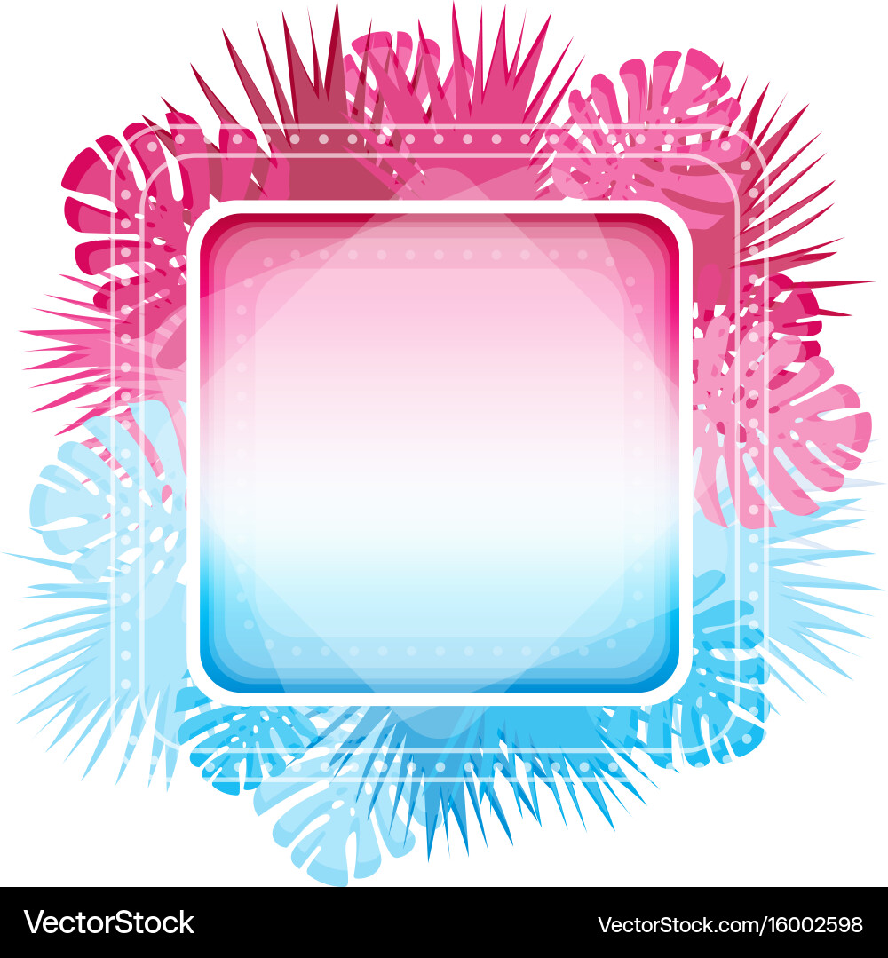 Abstract template with colorful gradient vector image