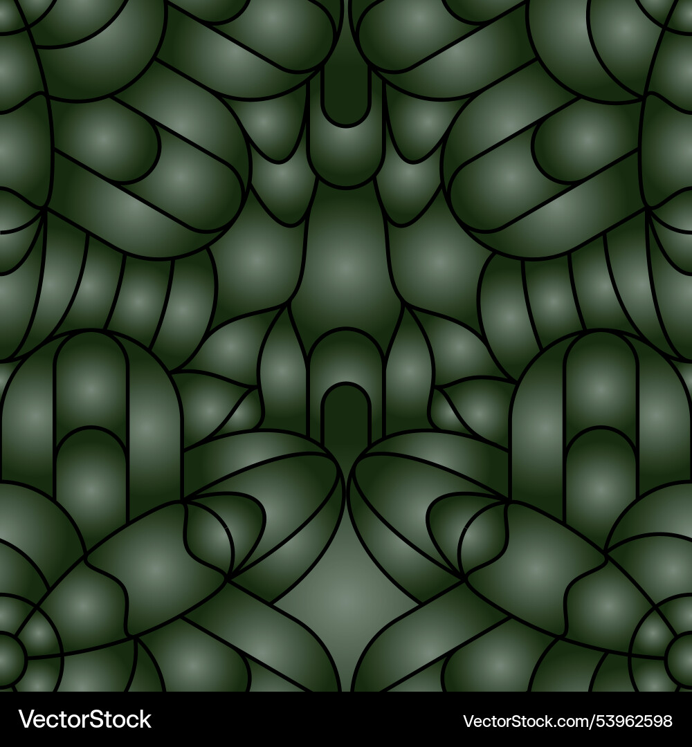 Seamless abstract pattern of gradient shapes vector image