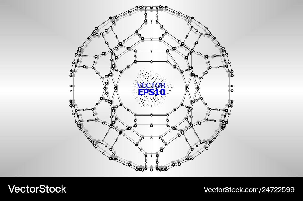 Abstract background with dots array and lines Abstract background with dots array and lines vector image