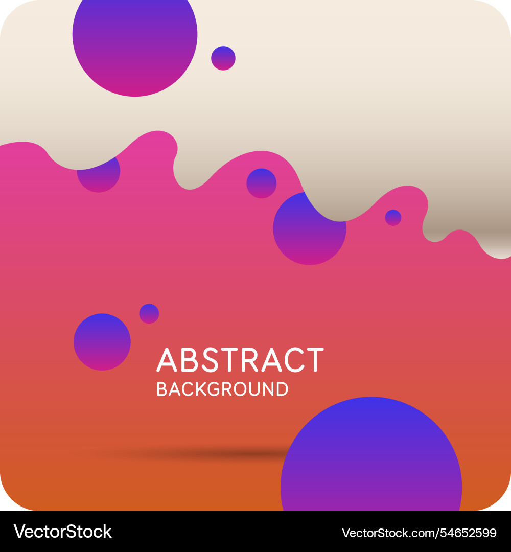 Background with abstract shapes a template Background with abstract shapes a template Vector Image