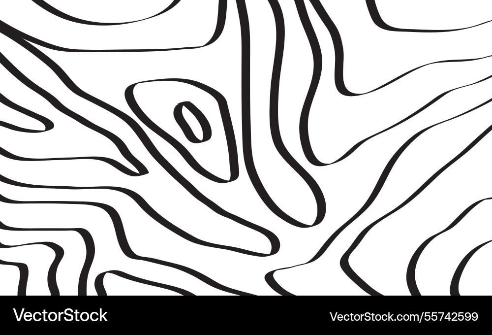 Black lines abstract wave pattern background Black lines abstract wave pattern background vector image
