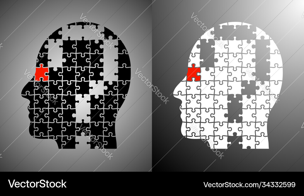 Brainstorming concept solving complex problems vector image
