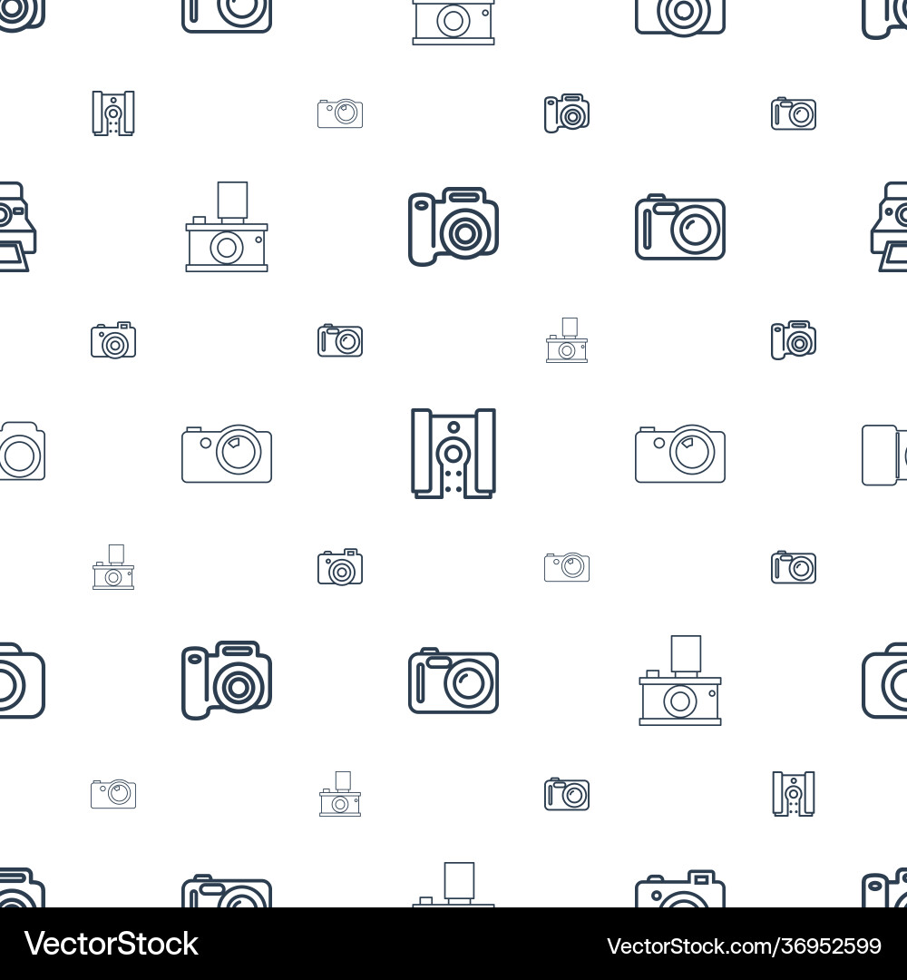 Capture icons pattern seamless white background Capture icons pattern seamless white background vector image
