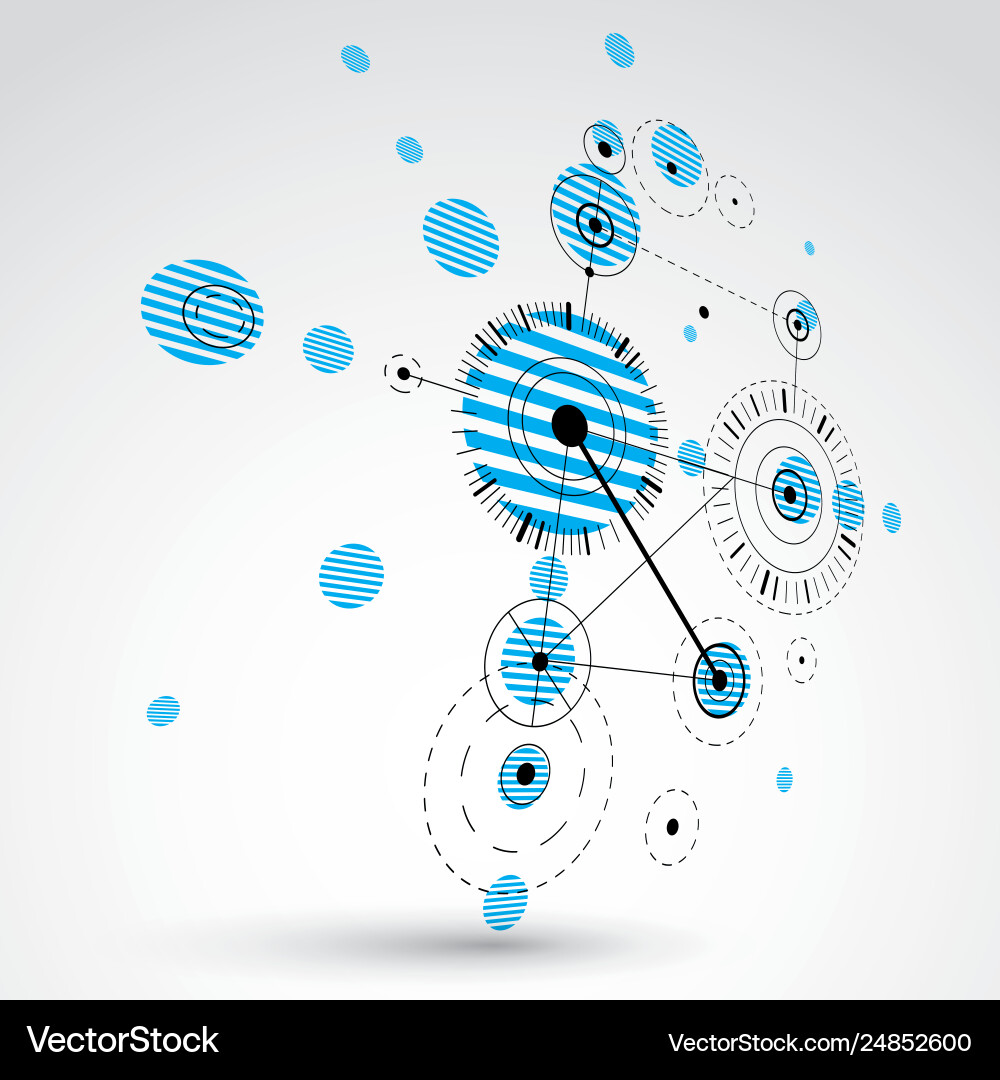 3d bauhaus abstract background made with grid 3d bauhaus abstract background made with grid vector image