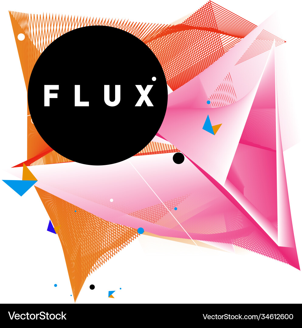 3d colorful wave background dynamic flux effect 3d colorful wave background dynamic flux effect vector image