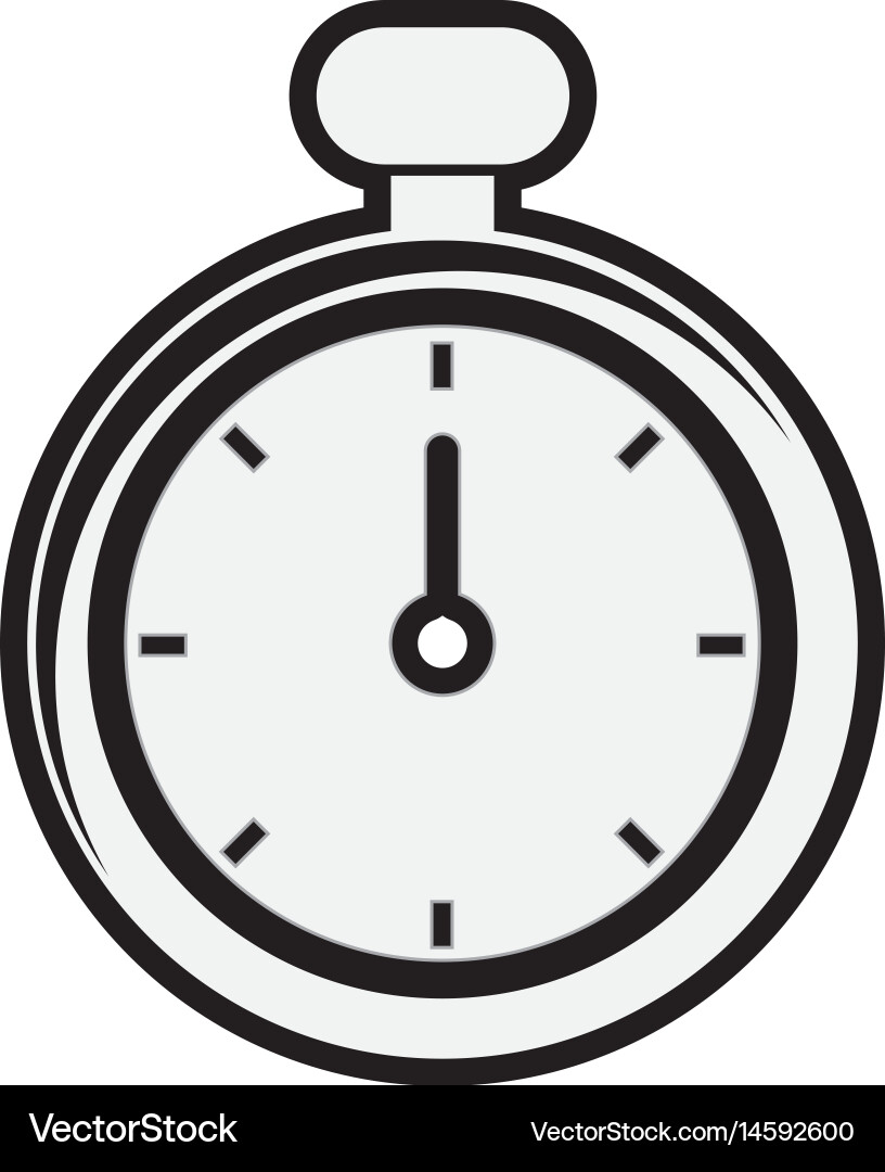 Chronometer device icon vector image