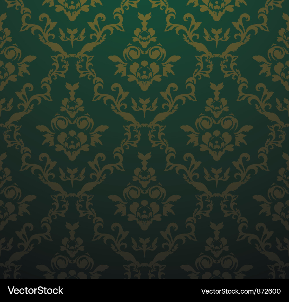 Damask seamless pattern vector image