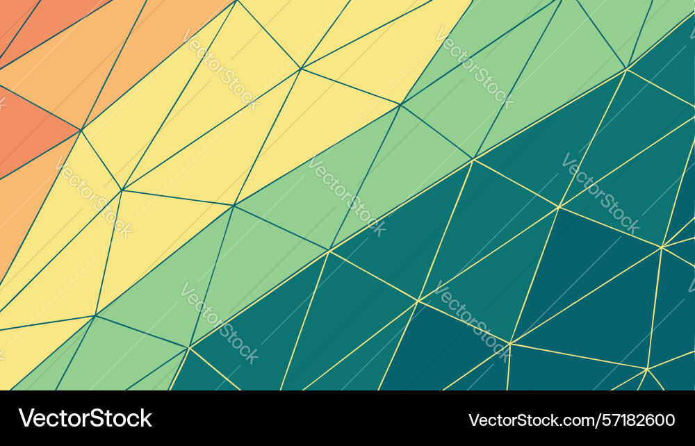 Dynamic geometric triangles abstract modern vector image