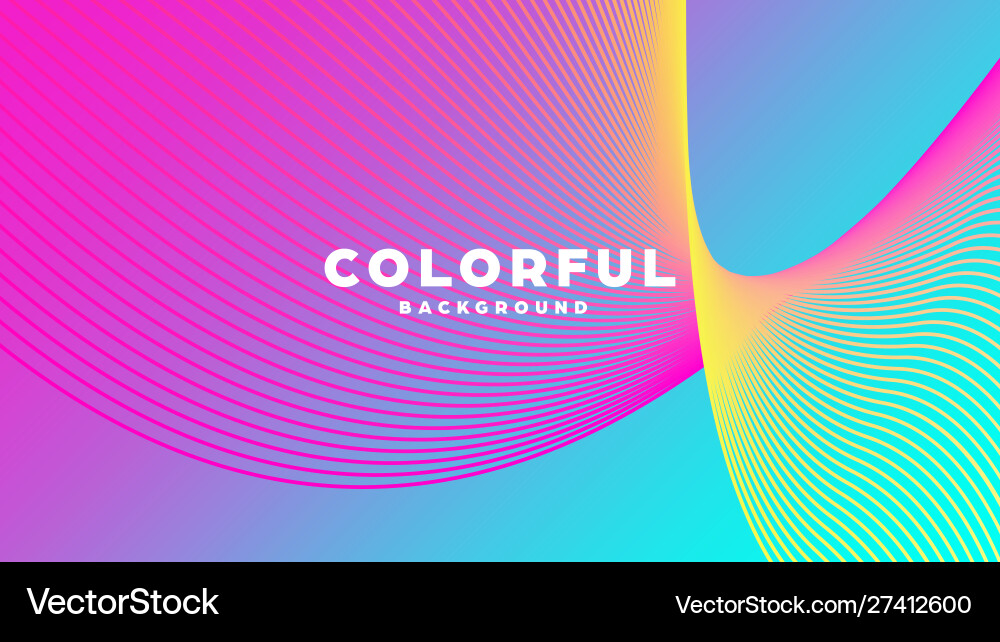 Modern minimal colorful abstract background lines Modern minimal colorful abstract background lines vector image