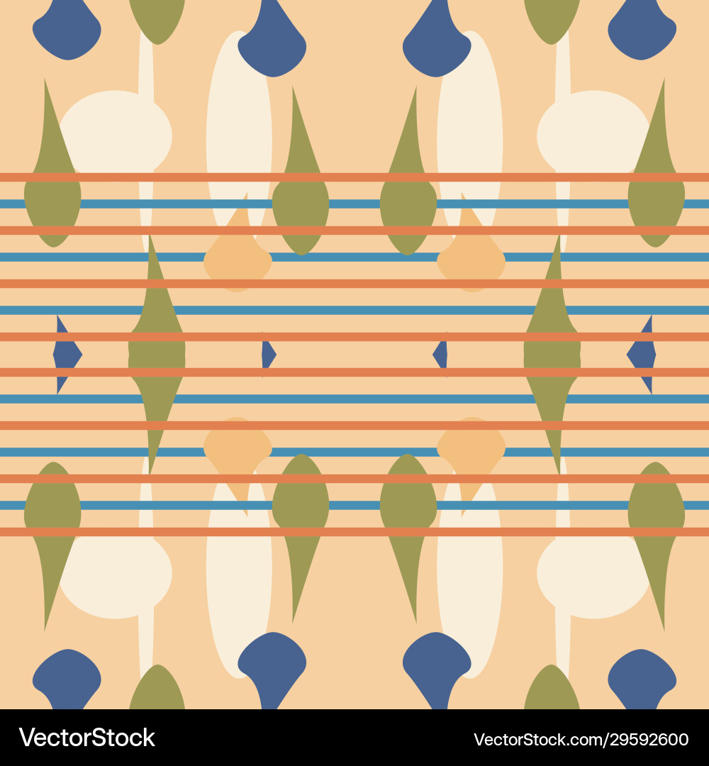 Seamless geometric pattern in pop art design Seamless geometric pattern in pop art design vector image