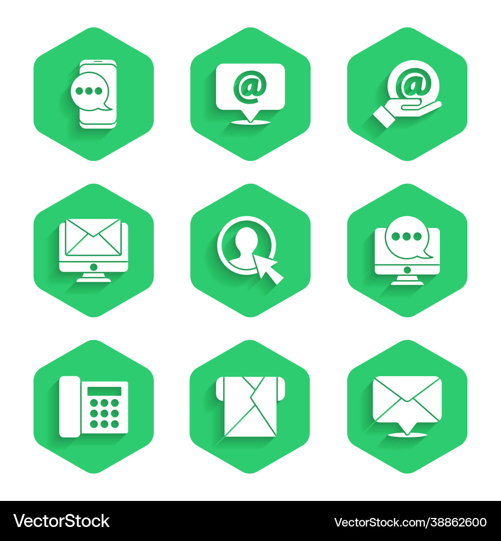 Set create account screen envelope chat messages Set create account screen envelope chat messages vector image