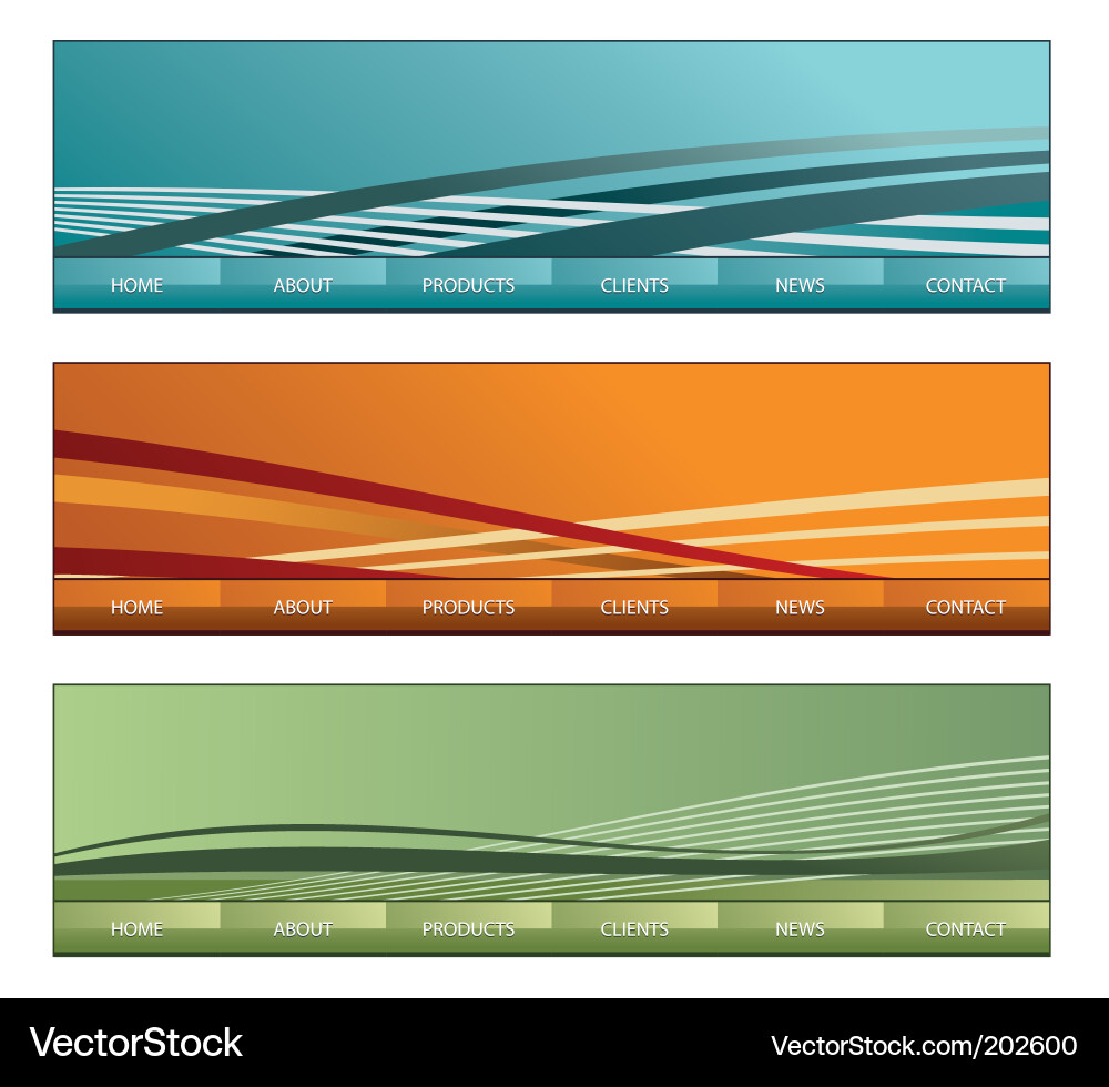 Web Navigation Vektorbild
