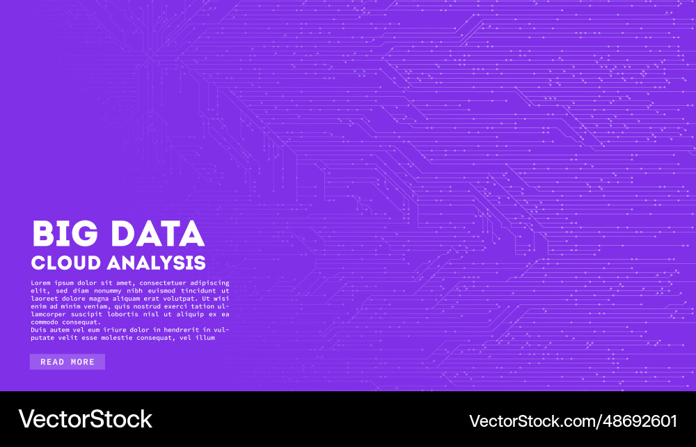 Big data cloud computing blockchain visualiztion Big data cloud computing blockchain visualiztion vector image