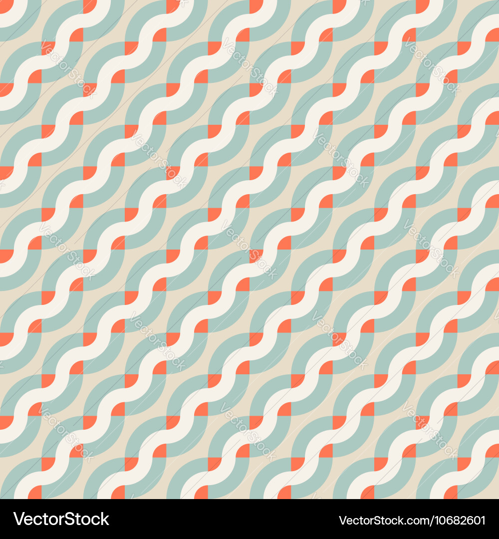 Diagonal Wave Pattern vector image