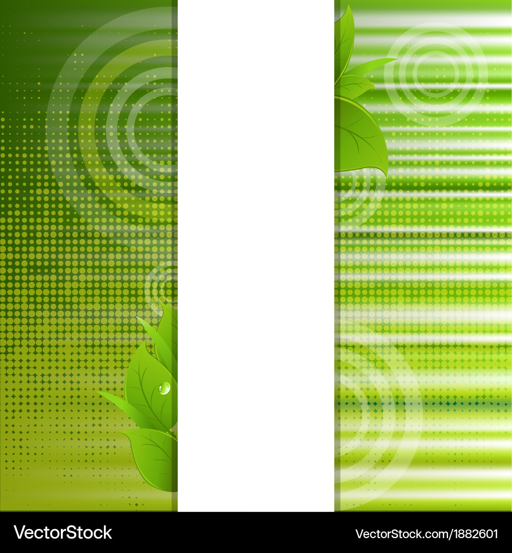 Green abstract background Royalty Free Vector Image