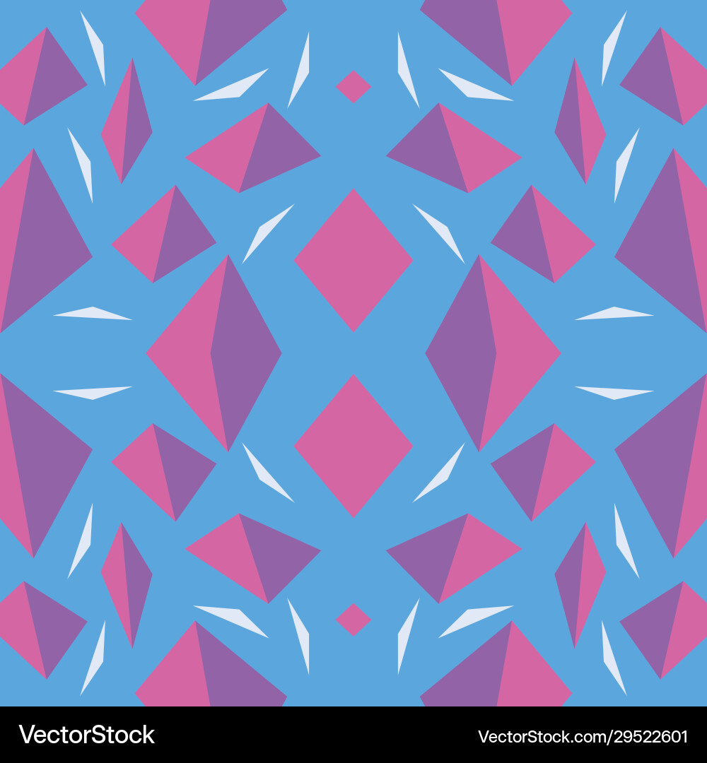 Seamless pattern geometric background abstract Vector Image