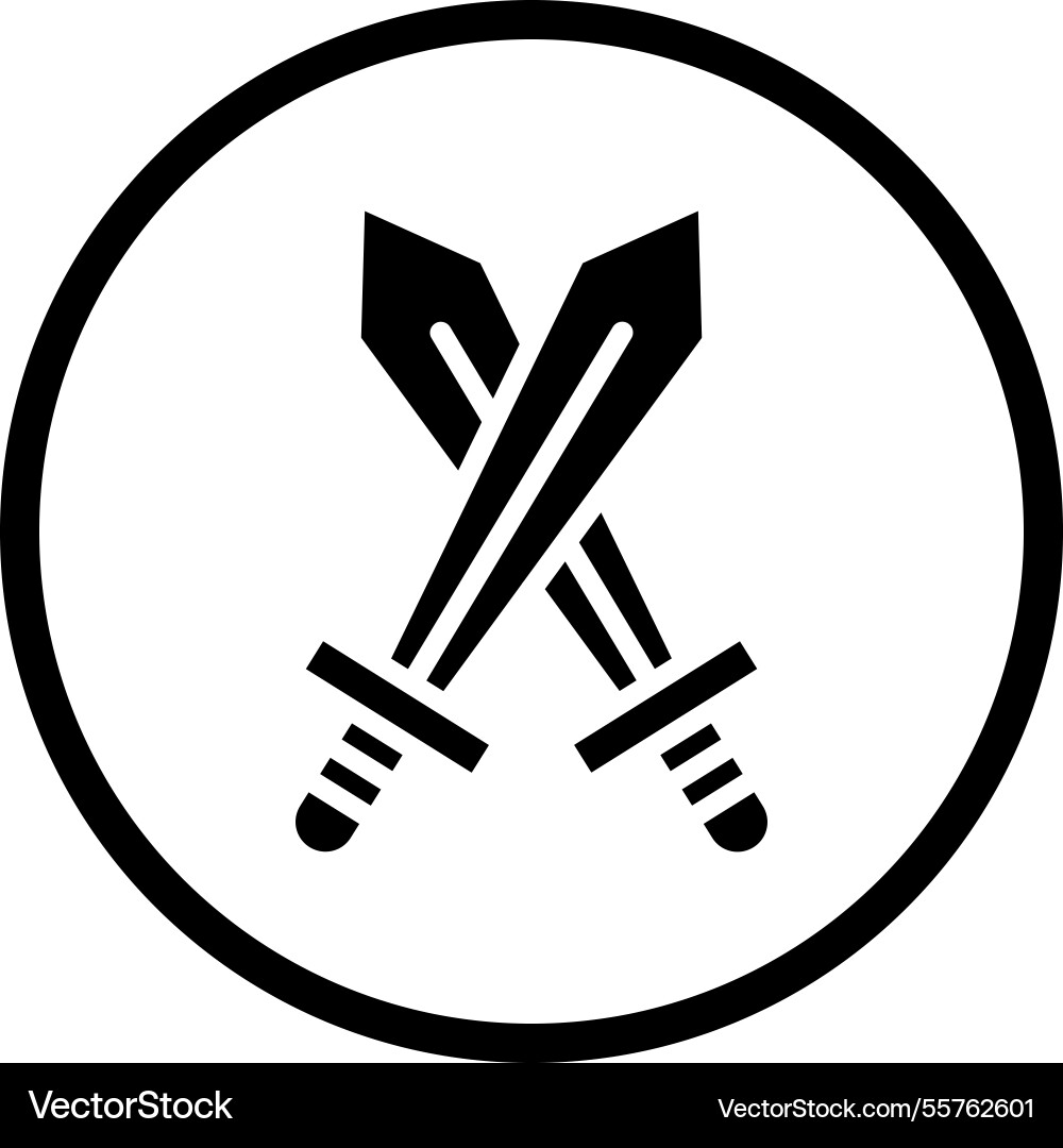 Sword icon design Vector Image