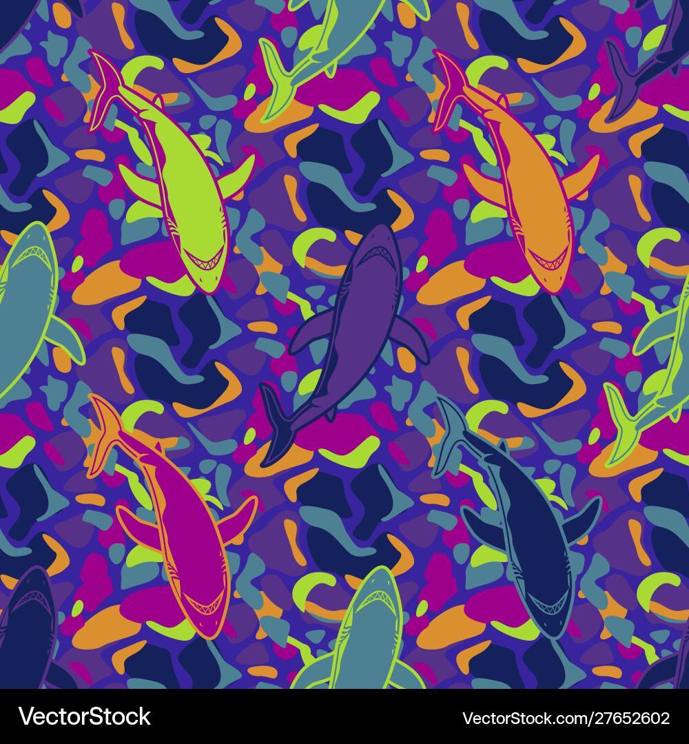 Abstract seamless underwater pattern Abstract seamless underwater pattern vector image