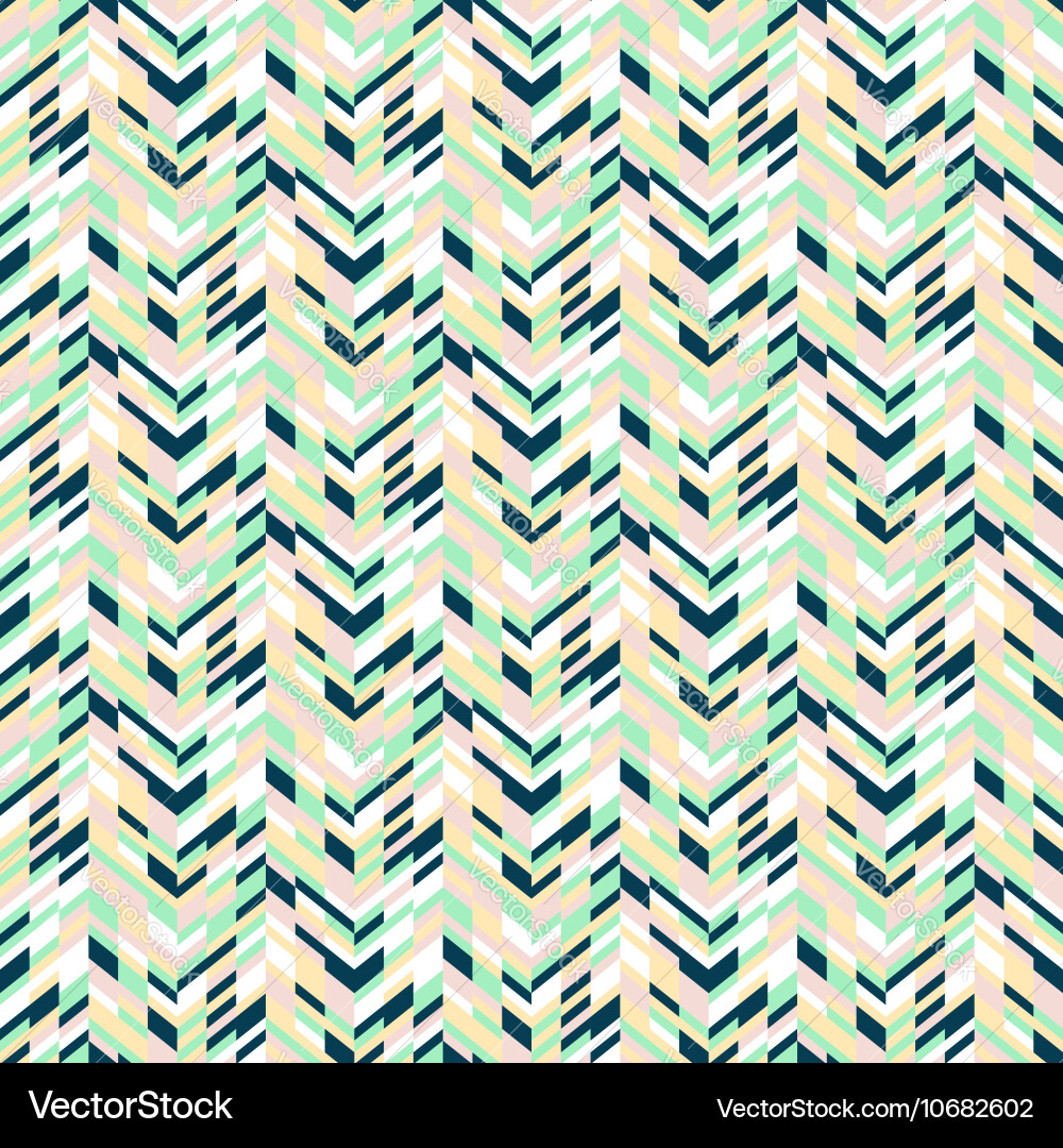 Abstract techno chevron pattern vector image